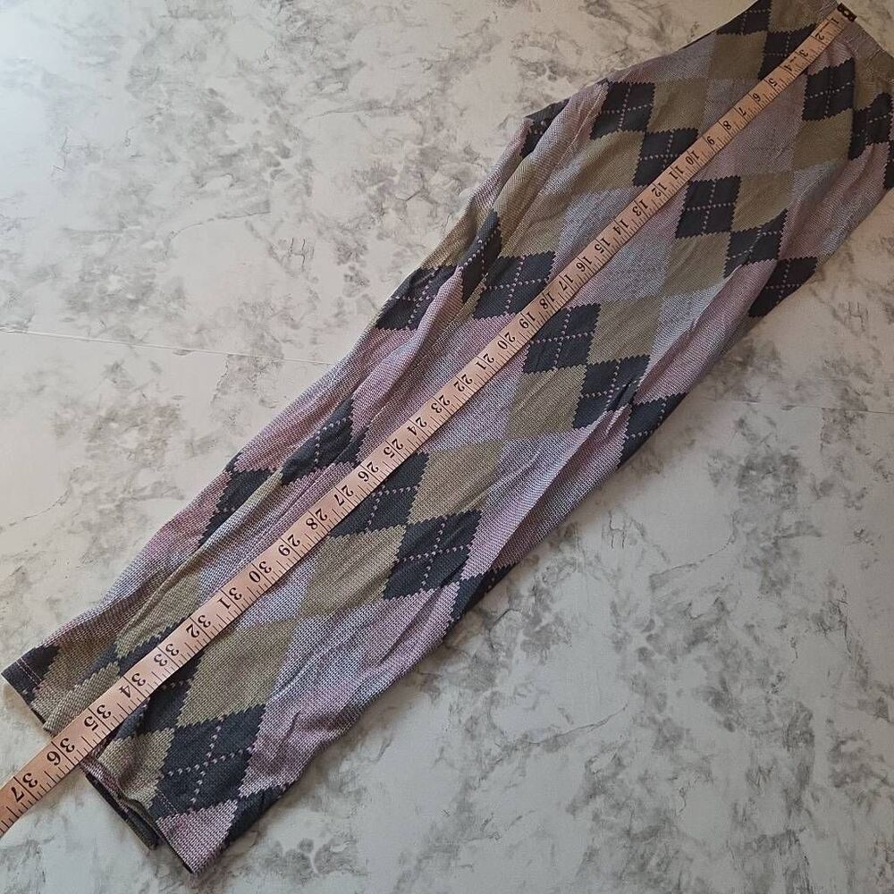 No Boundaries Purple/Gray  Plaid Leggings Pants‎ - Picture 7 of 7
